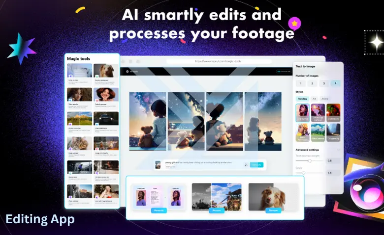 CapCut for PC Interface with Editing Timeline
